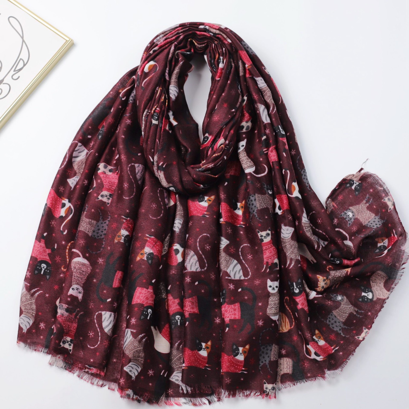 Women's Lovely Cartoon Playful – Shawl Wrap Winter Bewertung und Preis