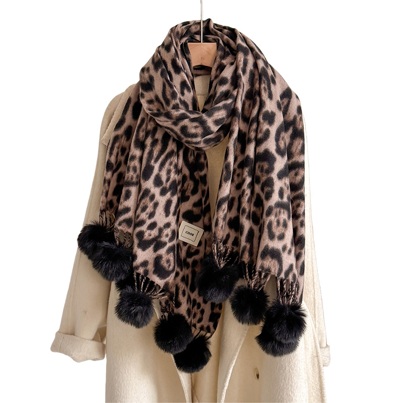 New Luxury Winter Leopard Two- – Shawl Wrap Winter Bewertung und Preis