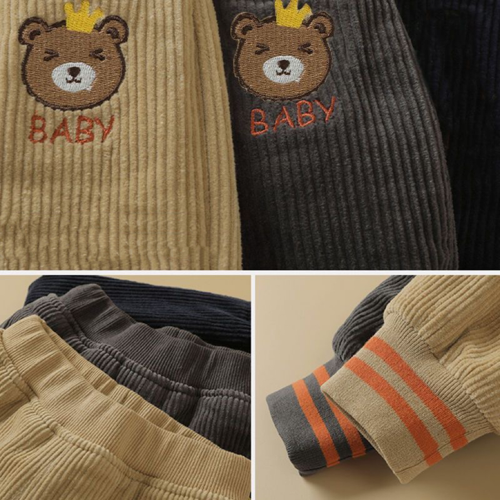 1pcs Boys Girls Winter Velvet  – Corduroy Pant Warm Bewertung und Preis