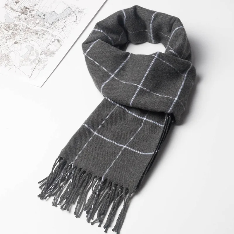 2023 New Winter Men Scarf Keep – Wool Scarf Men Bewertung und Preis