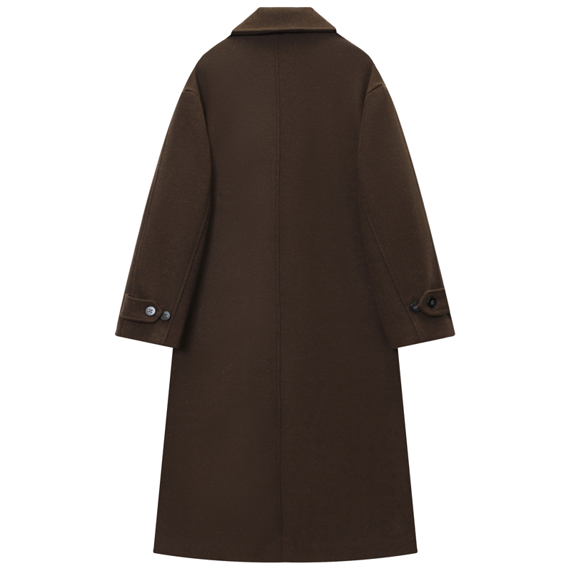 HXAO Women's Coat Brown Tweed  – Wool Coat Peacoat Bewertung und Preis