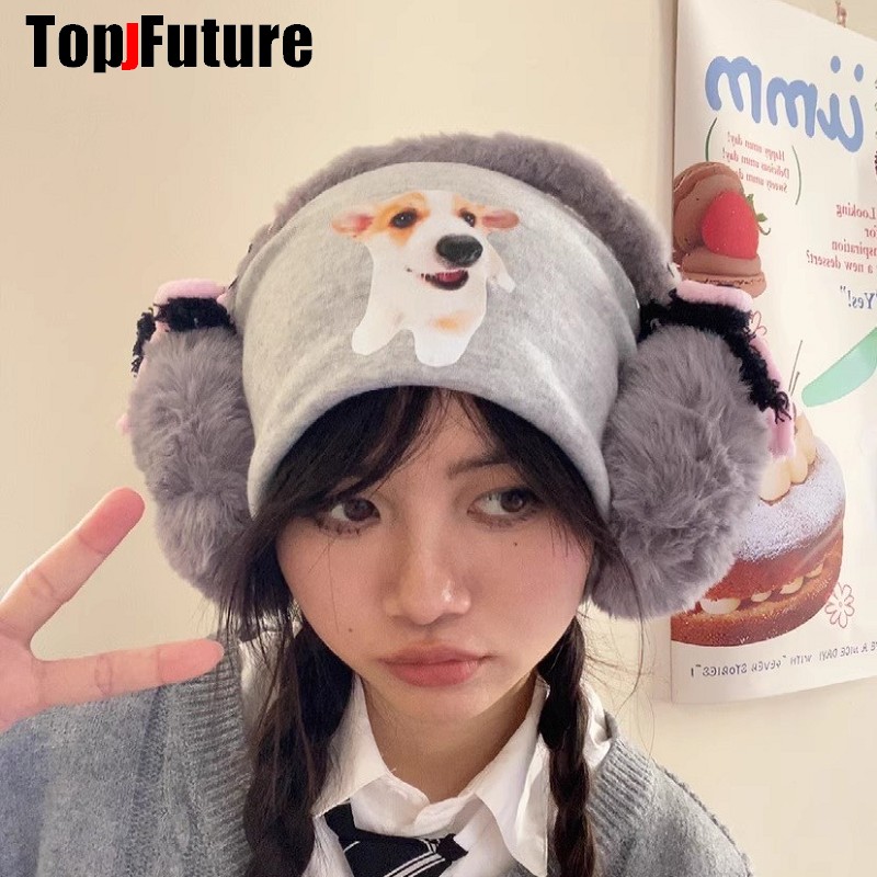 Harajuku Y2k Cute Sweet Lolita – Earmuffs Foldable Bewertung und Preis