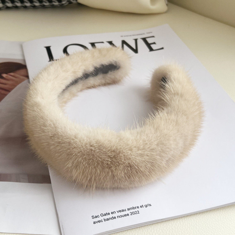 Real Mink Fur Headband Natural – Winter Headband Fleece Bewertung und Preis