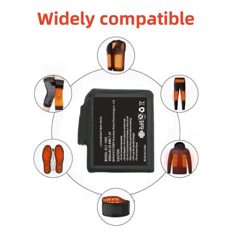 New High-quality7.4 V, 5000mAh – Heated Vest Battery Bewertung und Preis