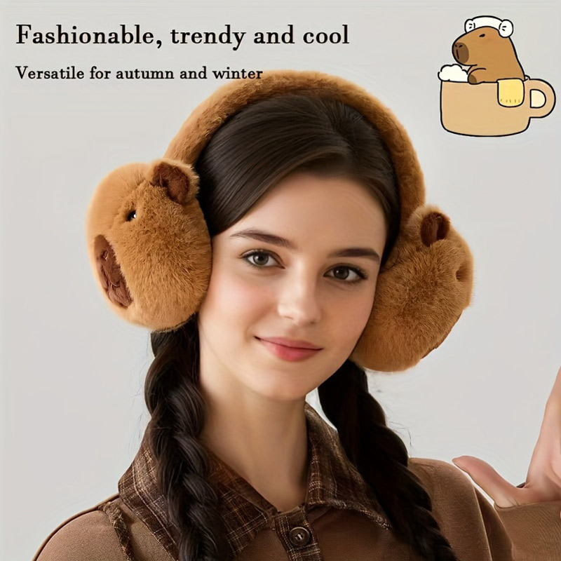 Cute Capibala Earmuffs Cartoon – Earmuffs Foldable Bewertung und Preis