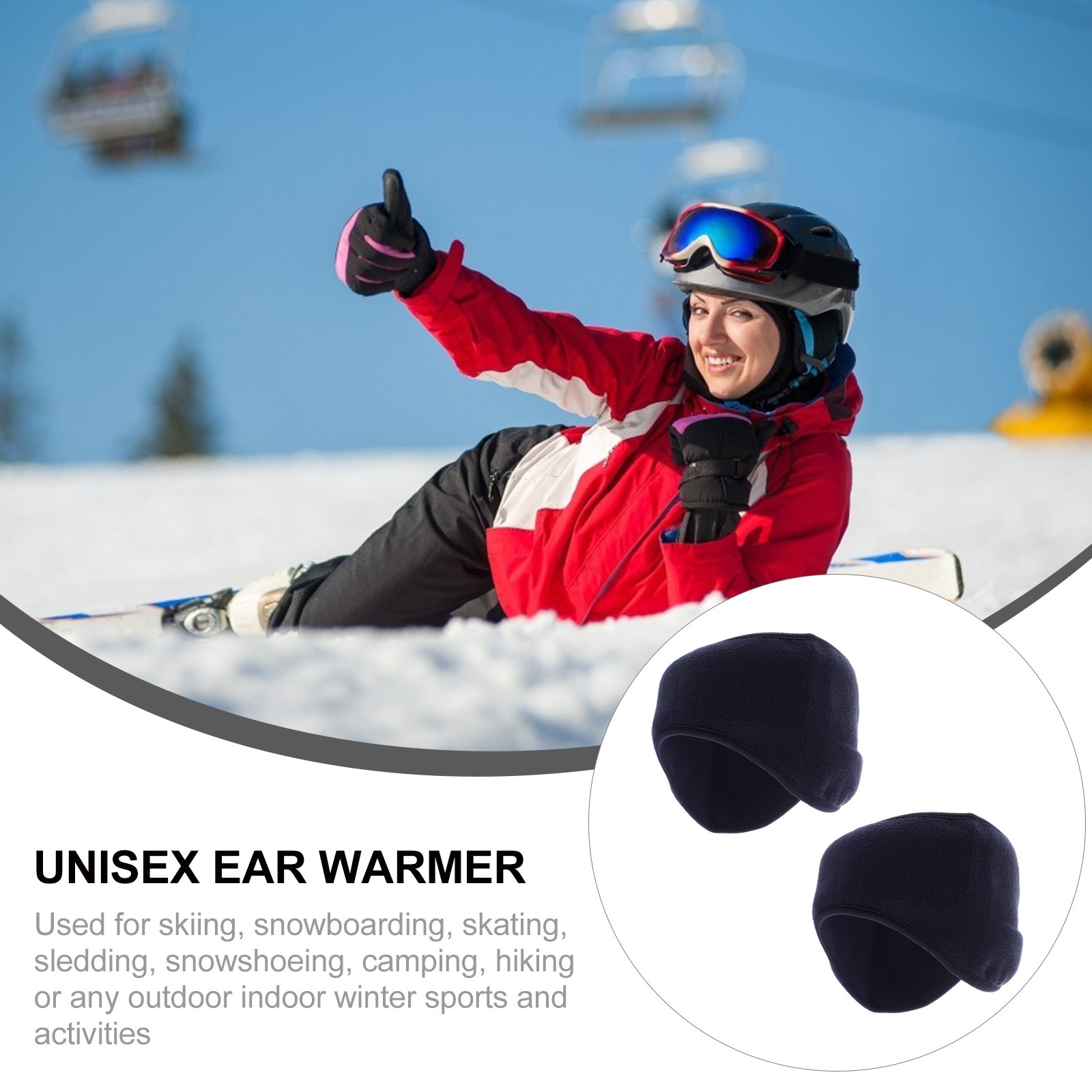2Pcs Lightweight Stretchable P – Fleece Ear Warmer Band Bewertung und Preis