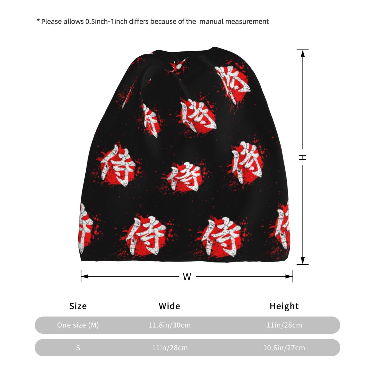 Japanese Bushido Samurai Chara – Knit Beanie Hat Warm Bewertung und Preis