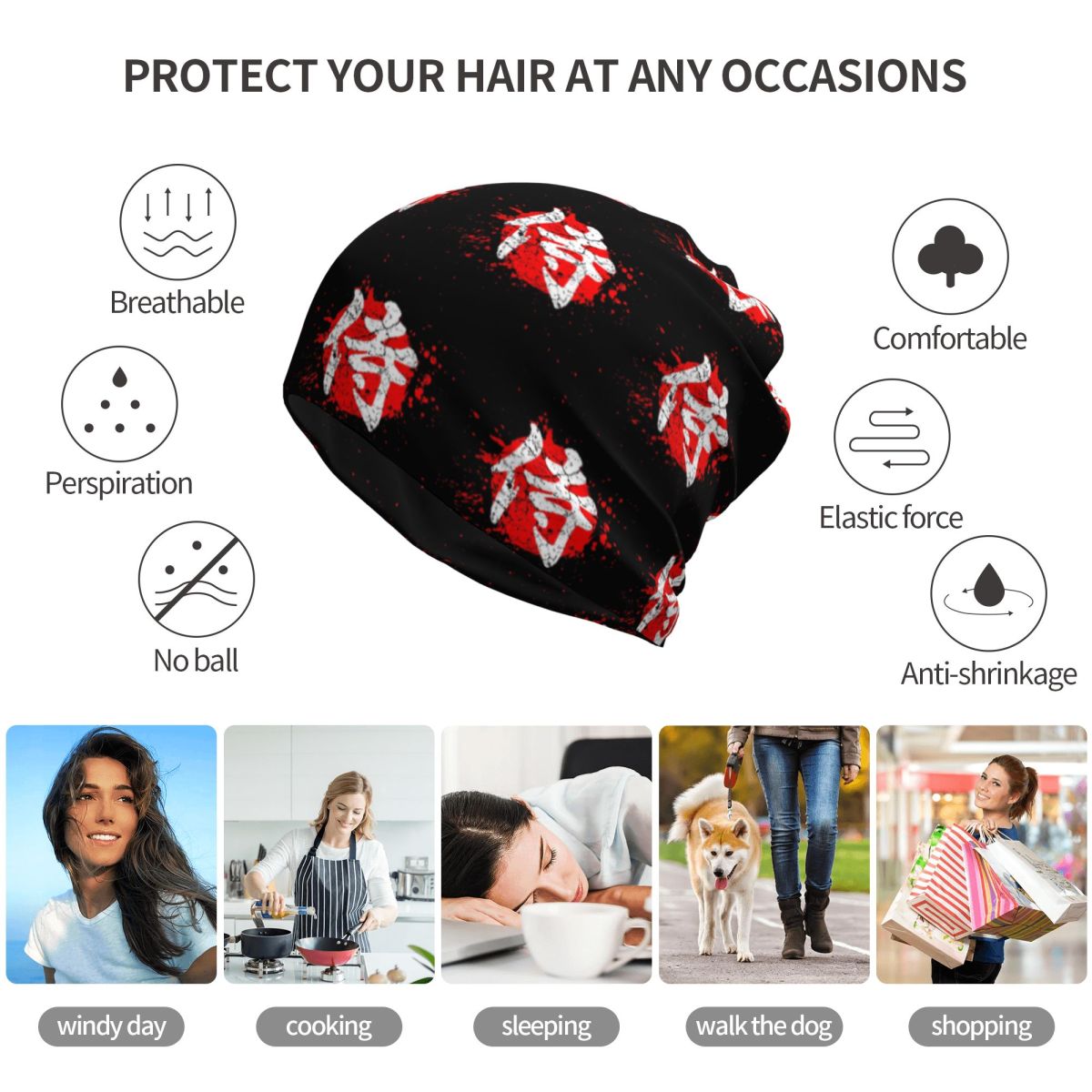 Japanese Bushido Samurai Chara – Knit Beanie Hat Warm Bewertung und Preis